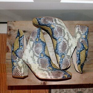 Steve Madden Snakeskin Ankle Boots